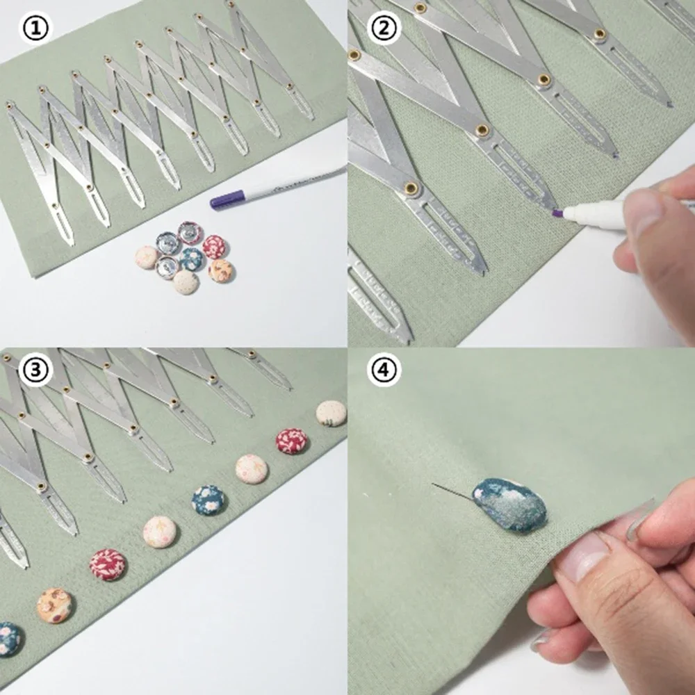 Sewing Gauge Ruler - Miernik rozszerzany Akcesoria do szycia Linijka