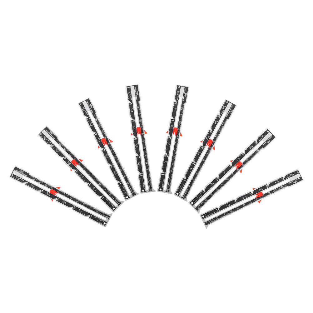 Sewing Gauge Ruler - 8-częściowy profesjonalny zestaw linijek do szycia
