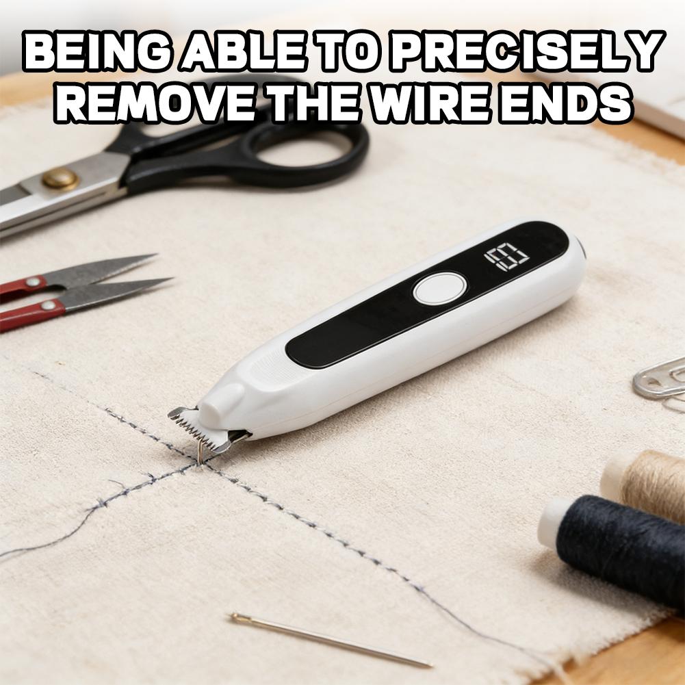 Seam Ripper Tool - Profesjonalny elektryczny rozcinacz szwów, gumka do