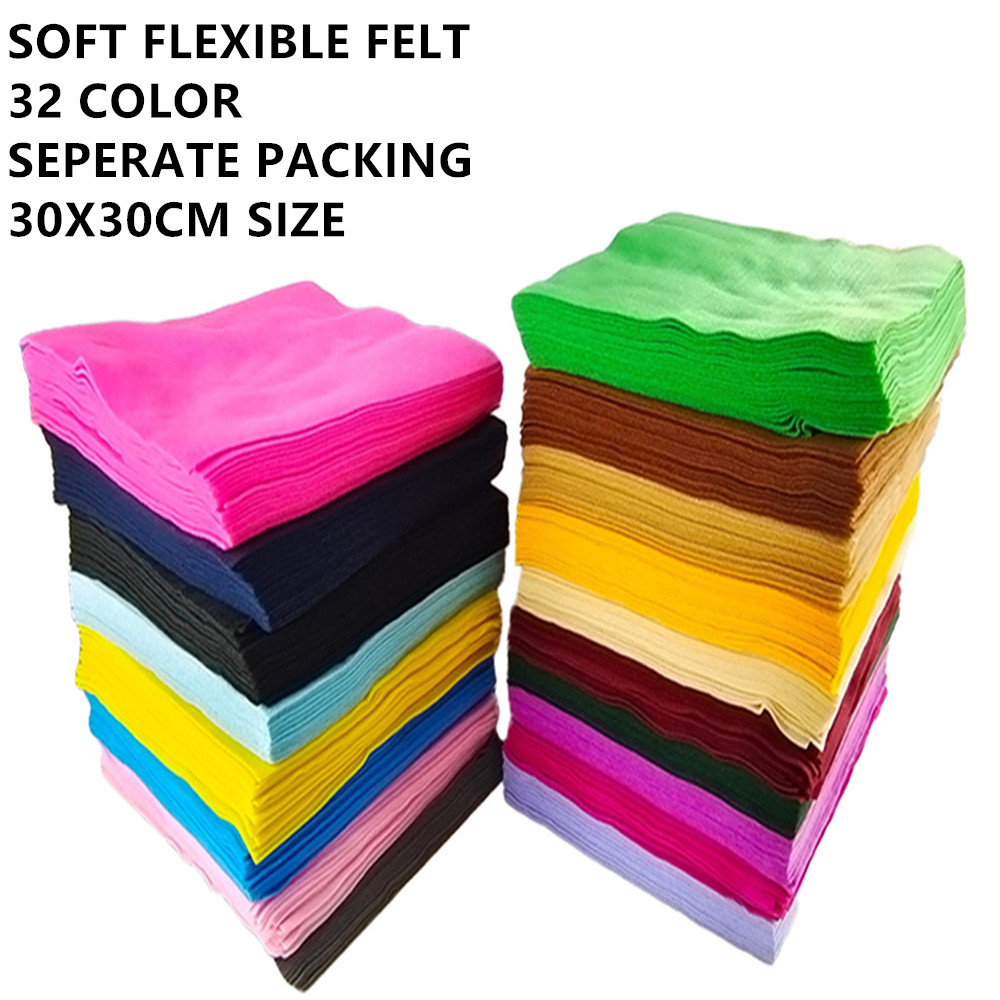 Is Sewing A Textile Craft - Kolorowe arkusze filcowe do rękodzieła Elastyczne