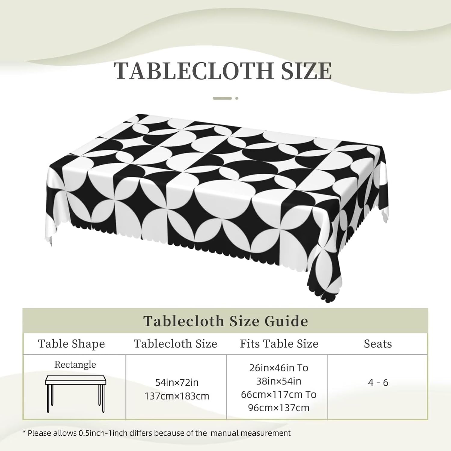 Minimalistyczny obrus w stylu  – Century Textile & Sewing Supply By Owner recenzja i cena