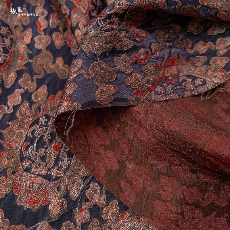 Fioletowo-czerwona rayonowa tk – Sewing Fabric recenzja i cena