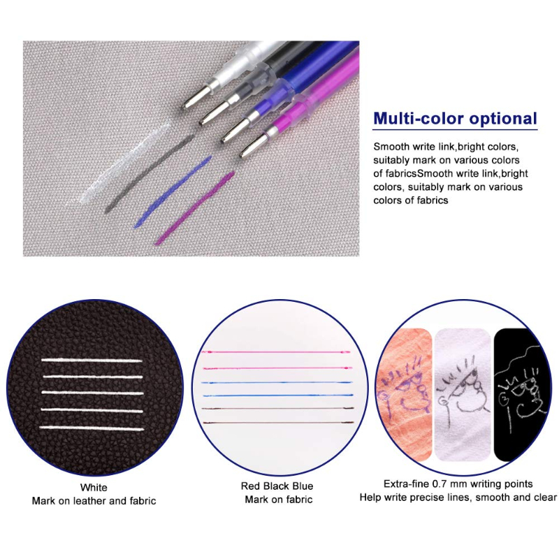 103 sztuk/zestaw wymazywalny w – Fabric Marking Pen recenzja i cena