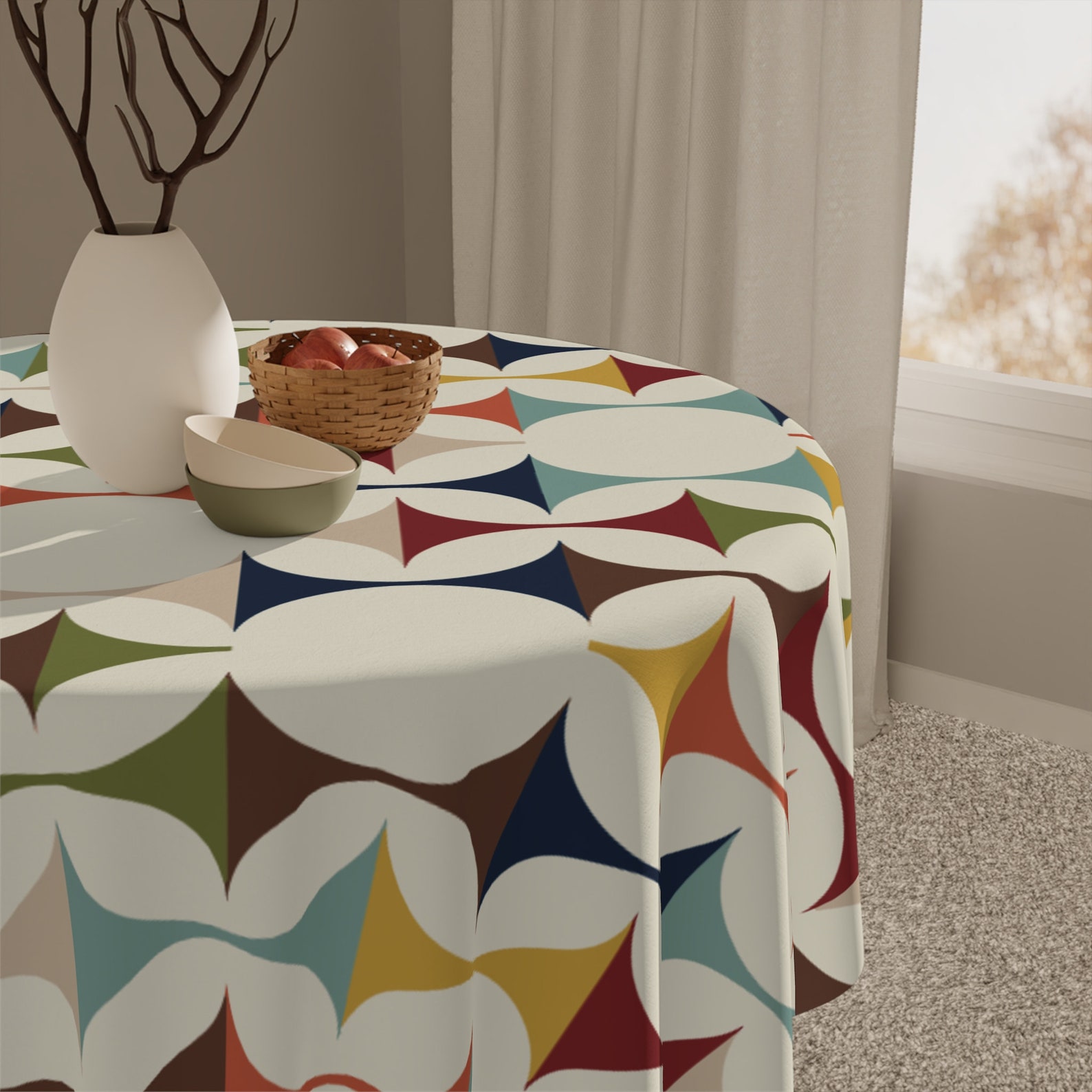 Obrus w stylu Mid-Century Mode – Century Textile & Sewing Supply By Owner recenzja i cena