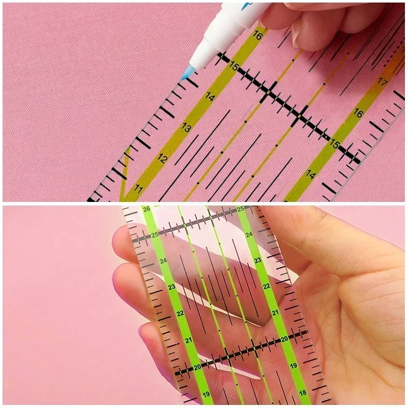 1/2 sztuk 15cm pikowanie Patch – Sewing Gauge Ruler recenzja i cena