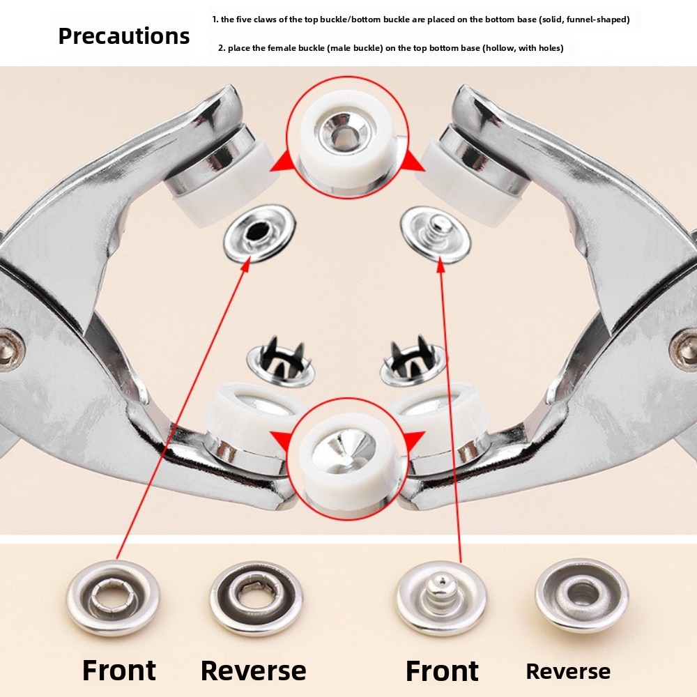 Zestaw metalowych zatrzasków 9 – Snap Button Plier recenzja i cena