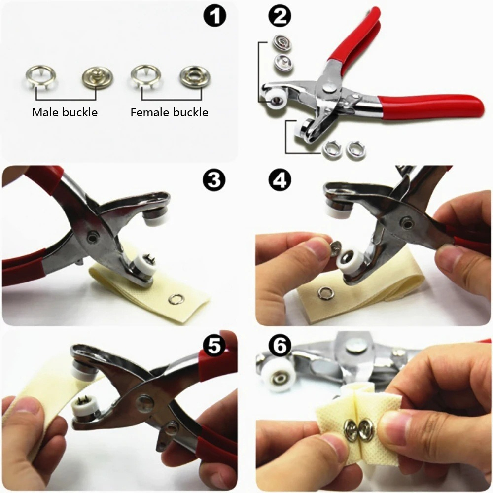 Zestaw metalowych zatrzasków 9 – Snap Button Plier recenzja i cena